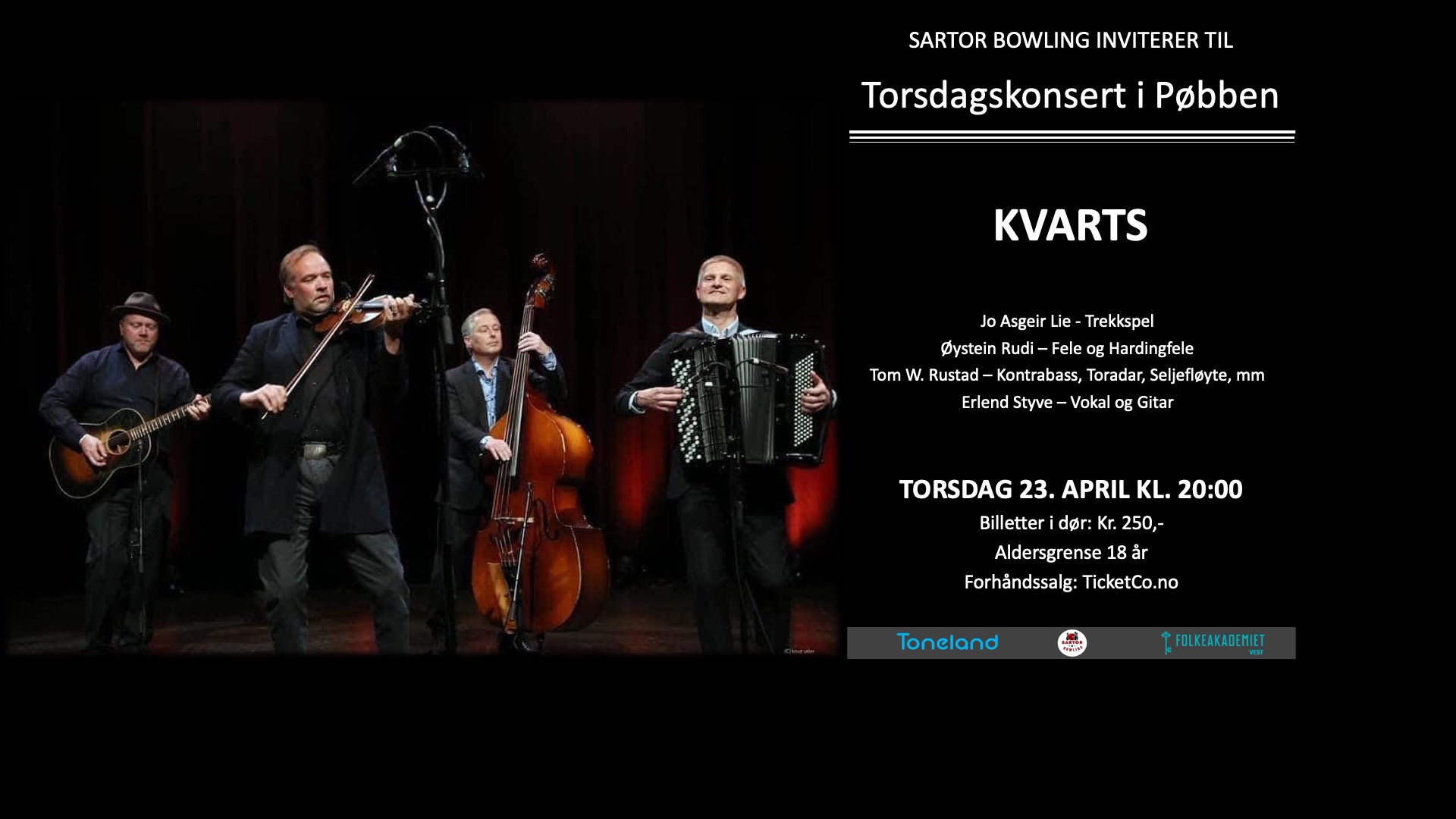 Torsdagskonsert · Kvarts